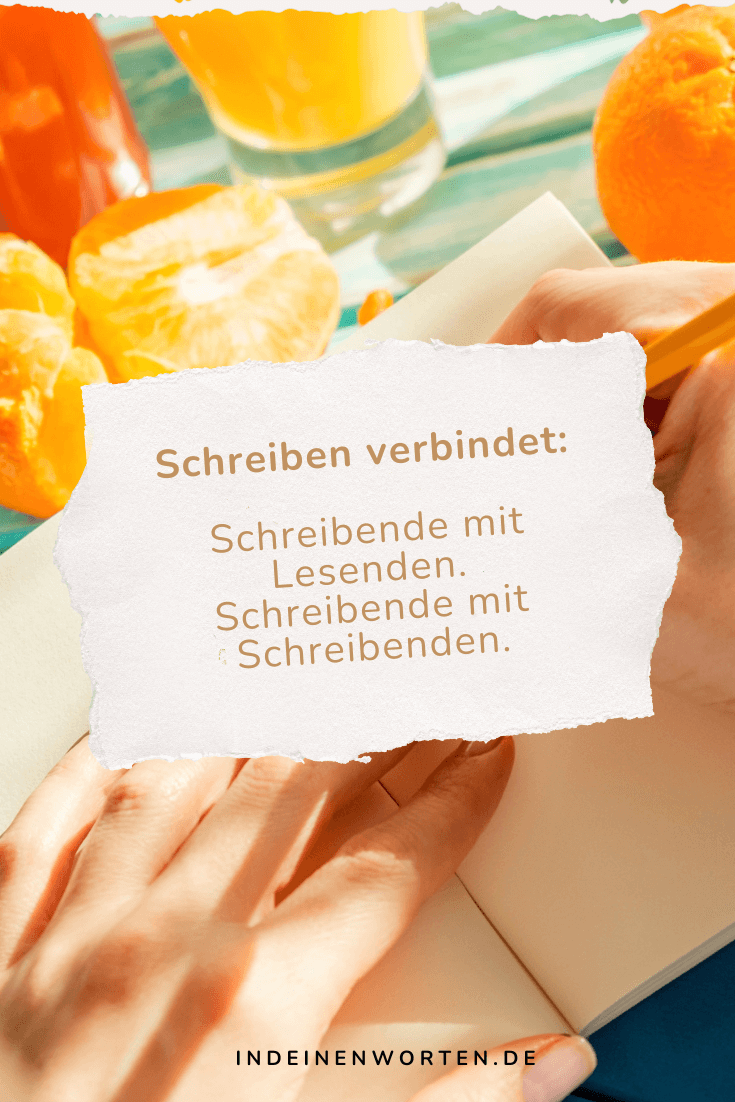 5 etablierte Autorinnen inspirieren Dich zum Schreiben. Sie schenken Dir Impulse aus der Praxis, Einblicke in Schreibprozesse und Schreibtipps zum Mitnehmen. Lass Dich motivieren! #indeinenworten